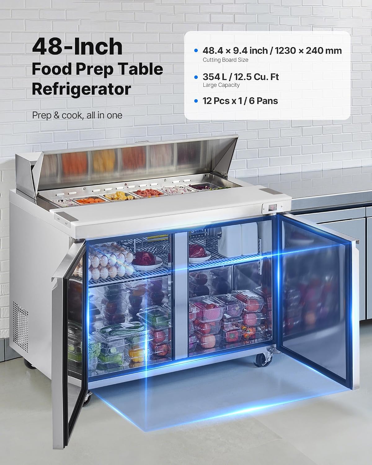 Refrigerated Prep Tables for Food Trucks: NSF, Pan Count, and Cold-Hold Compliance
